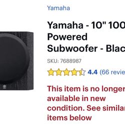 Yamaha YST-SW216 Subwoofer