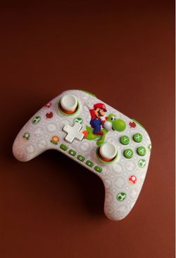 Power A Controller for Nintendo Switch & Switch 2 (Mario & Yoshi Edition)