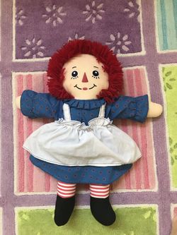 Raggedy Ann doll plush toy