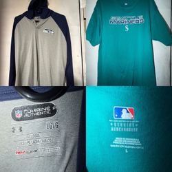 Bundle Seattle Seahawks & Mariners Shirts Bundle