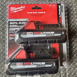M18 18V Lithium-Ion HIGH OUTPUT CP 3.0Ah Battery Pack (2-Pack)