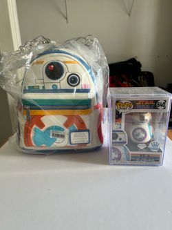 Loungefly Disney Star Wars BB-8 and Funko pop LE 4000 MINT w/ bag and protector