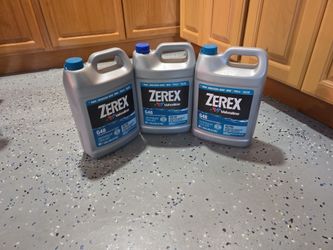 3 containers of Antifreeze/coolant