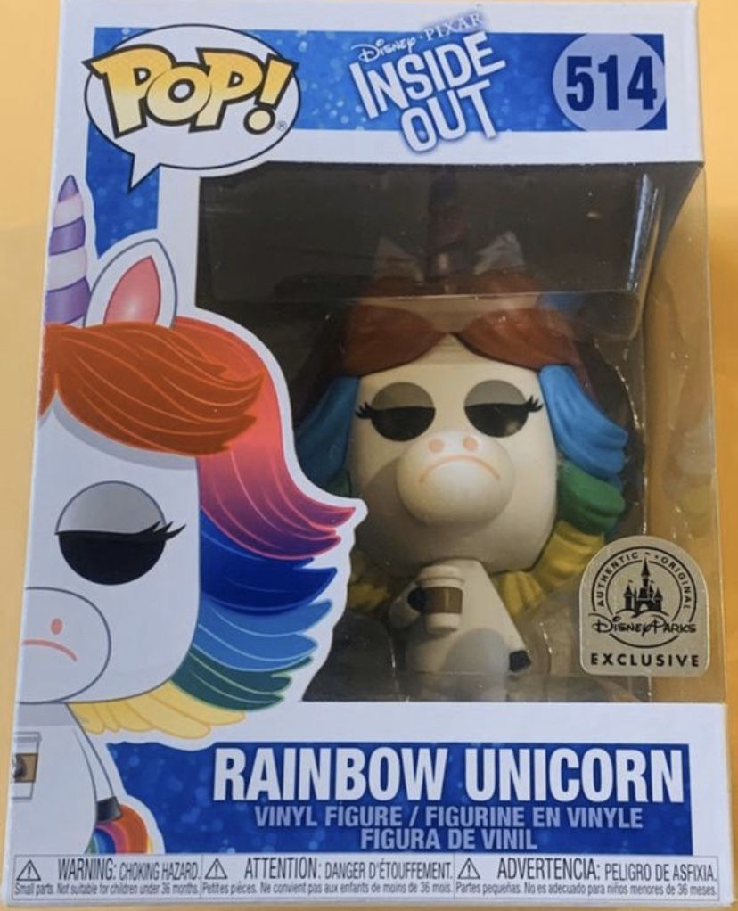 Funko POP: 514 Disney Pixar Inside Out - Rainbow Unicorn (Disney Parks Exclusive)