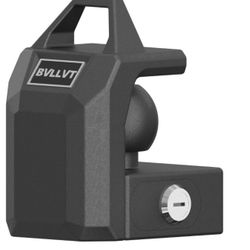 BVLLVT Heavy Duty Trailer Hitch Lock For 2 5/16" Ball Coupler - Adjustable Locking Mechanism Design - Anti-Theft Solid Steel Coupler Lock For RV, Boat