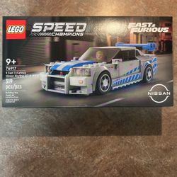 LEGO Speed Champions 2 Fast 2 Furious Nissan Skyline GT-R (R34) Set 76917