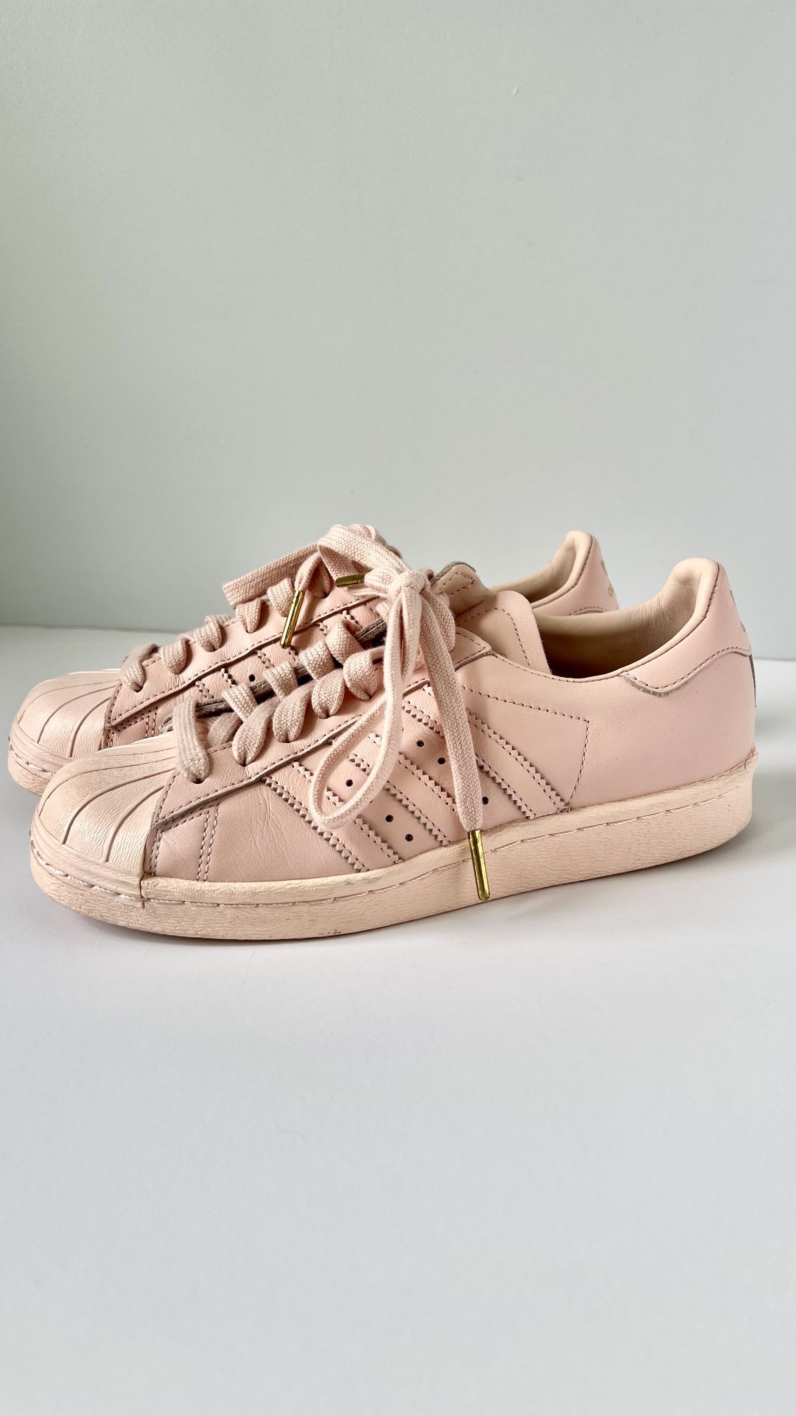 Adidas Leather Superstar Pink