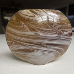 Vintage Slag Glass Vase