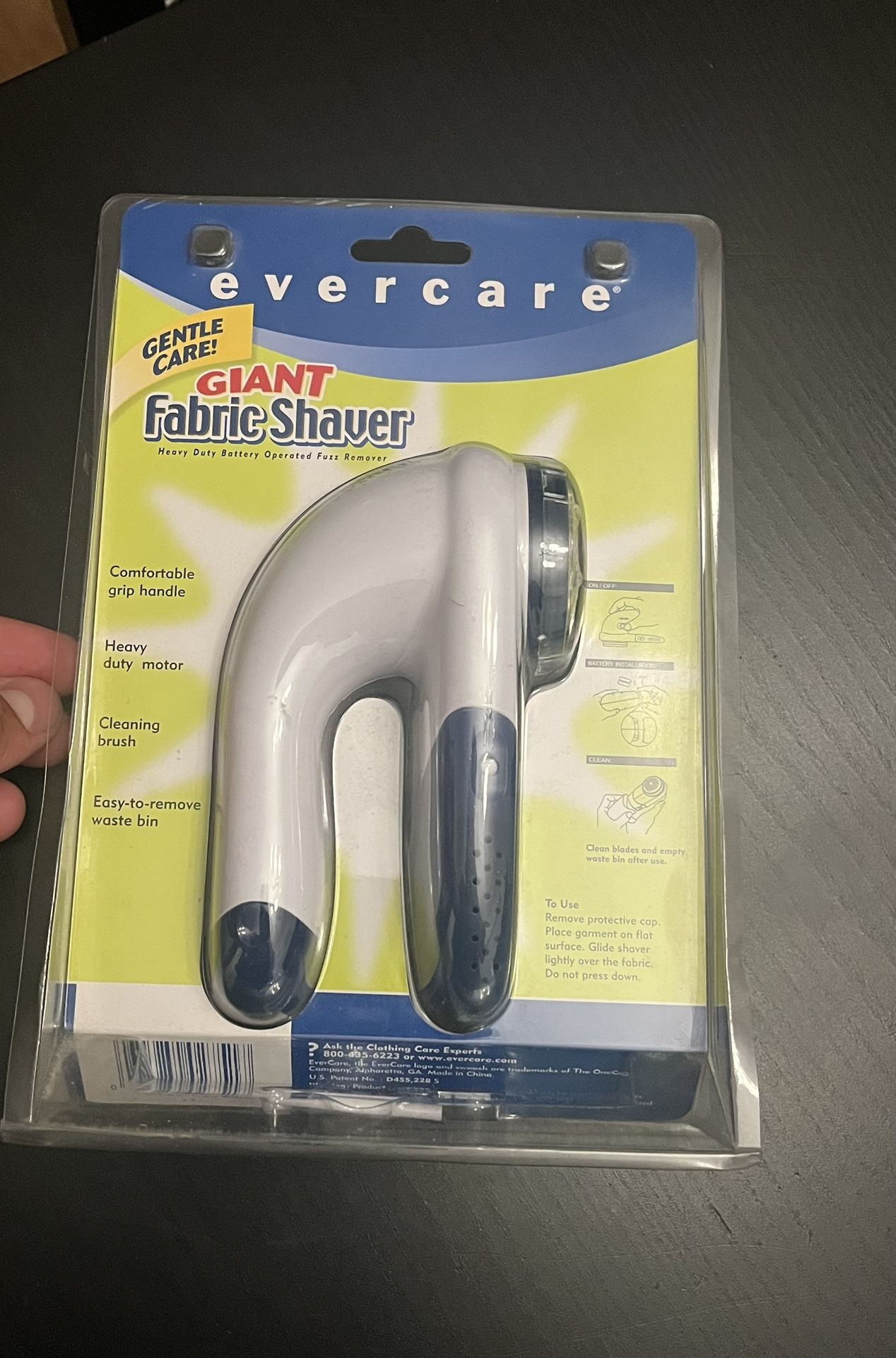 Evercare gentle on sale fabric shaver