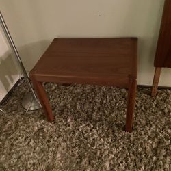 MCM Teak Side Table Made In Denmark Danish Mid Century Modern 