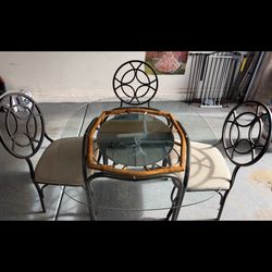 Small Kitchen Glass Table 