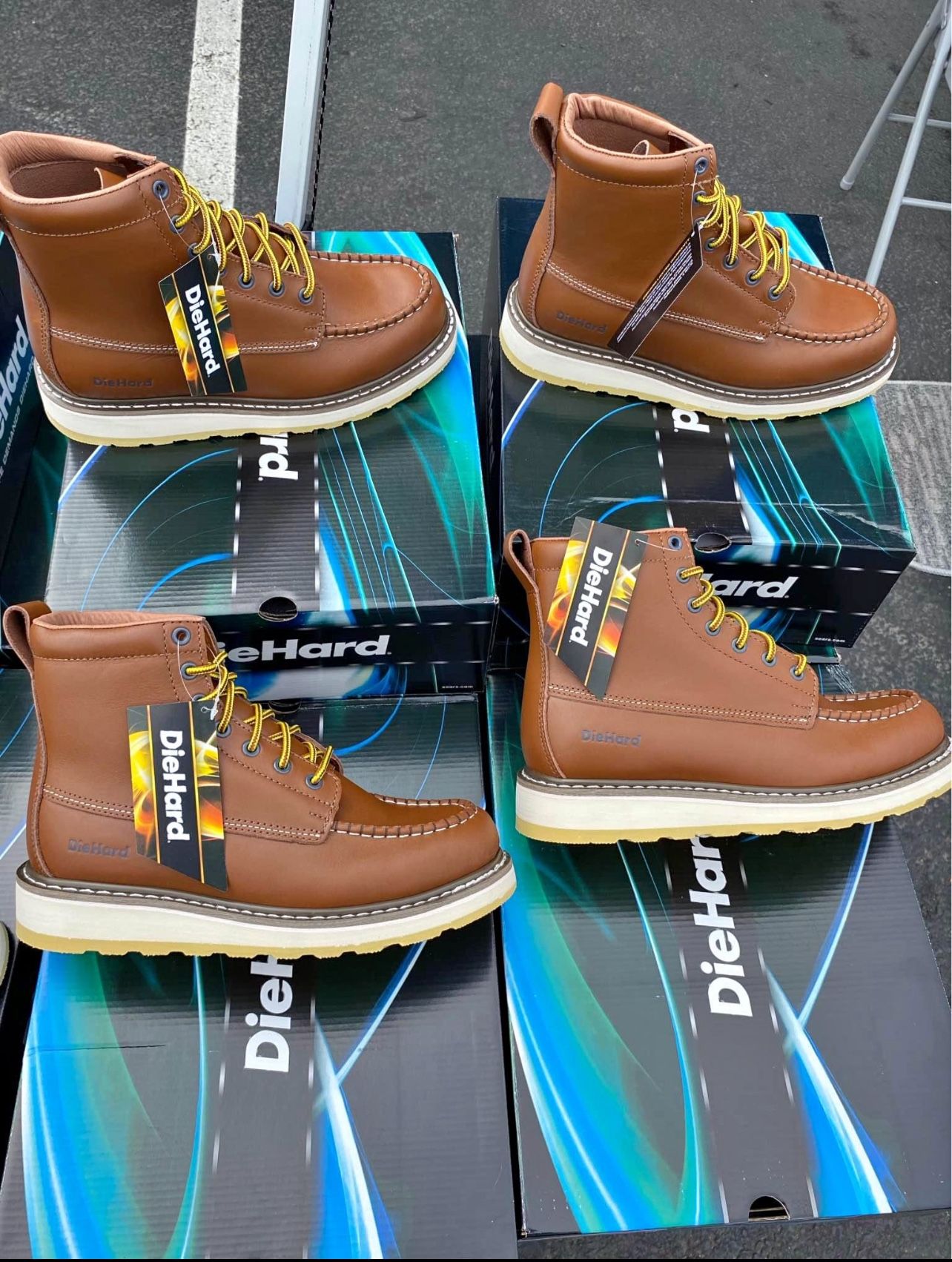 Diehard Work Boots Soft Toe Size 8.5-11.5