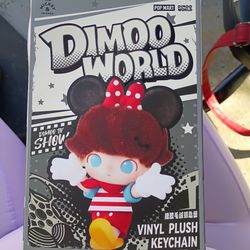 Pop Mart DIMOO World x Disney Series Pluto's House Vinyl Plush Keychain