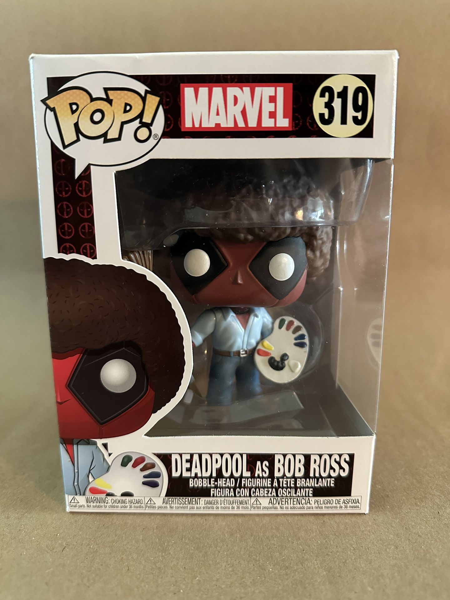 Funko Pop! Deadpool As Bob Ross