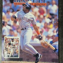 1992 Gary Sheffield Beckett Card Magazine 