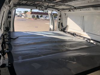 Van hammock bed (cave van)