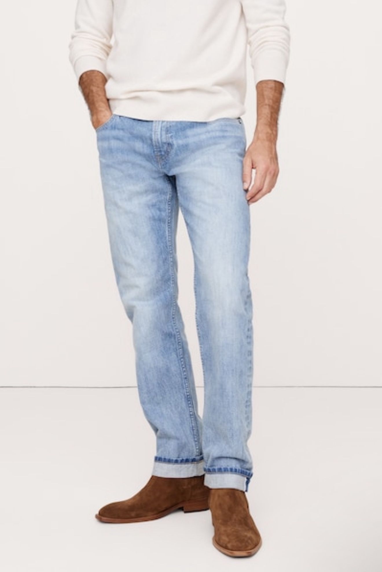 Banana Republic Classic Slim Stretch Denim 31x32 Light Blue Wash