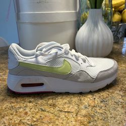 Nk Air Max Brand New  White/lemon Original Shoes No Box Size 8 Lady 