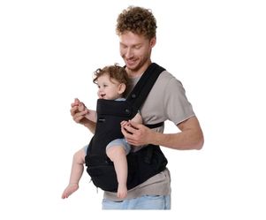 Momcozy Baby Carrier with Hip Seat, AirMesh Black
