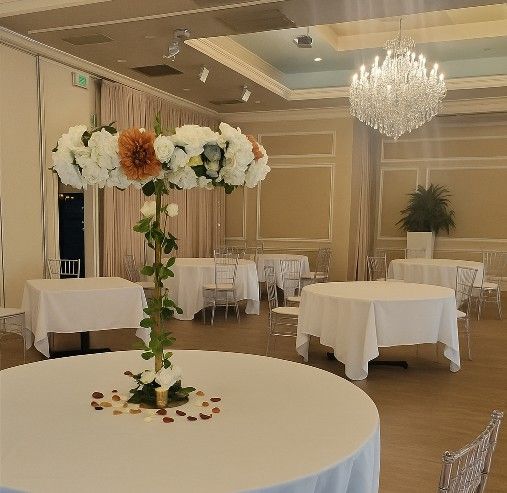 Elegant 3-Foot Faux Floral Centerpieces