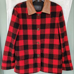 FLANNEL SHIRT JACKET(Ladies)by ROOTS CANADA 