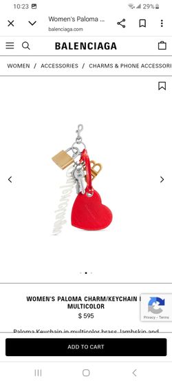 Balenciaga KEY HEART CHARM