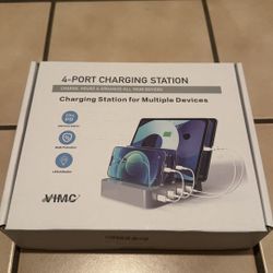 USB Charging Station Multiple Devices: 20W Fast Phone Charger Stand Dock, Compatible with Apple Cellphone iPad iPhone Tablet, Other Electronic