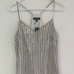 Banana Republic Racer Back Sequin Tank 