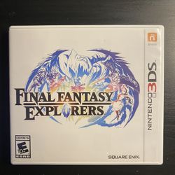Final Fantasy Explorers For Nintendo 3DS