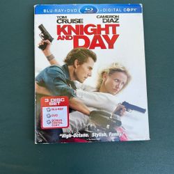 Knight And Day.  Blu-Ray Movie.  Rated PG-13