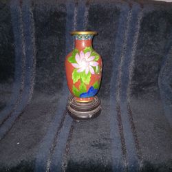 Cloisonne Vase From China Or Japan