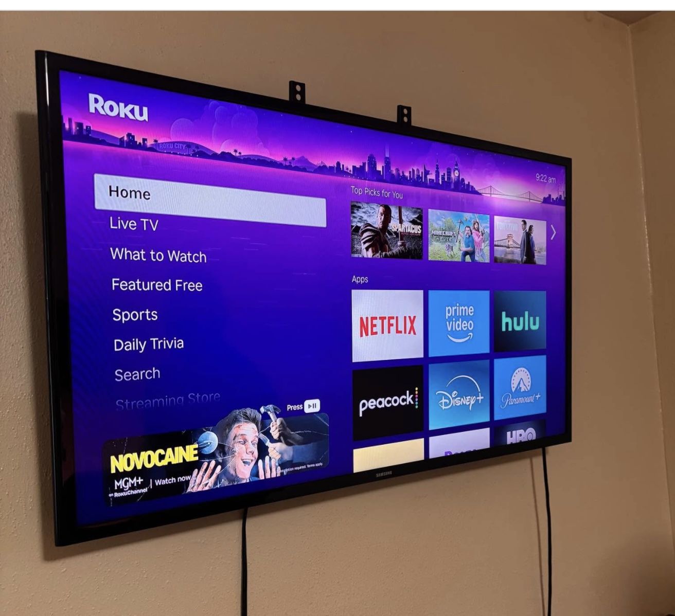 42 In Samsung TV