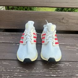 Adidas White Red Scarlet Black White Ultraboost 4.0 DNA Size 10
