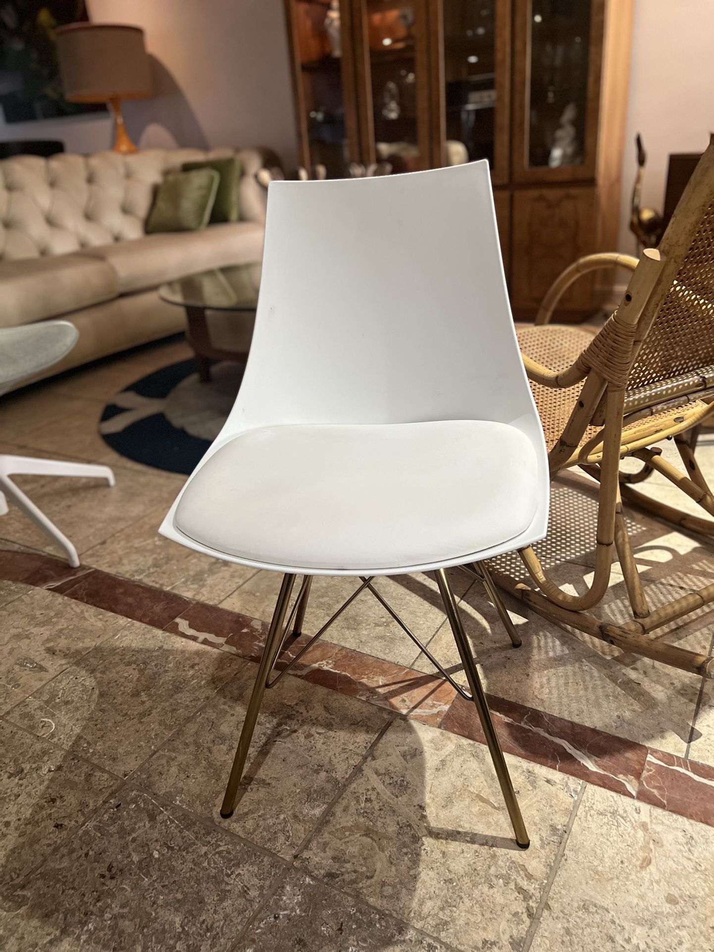 Mid Century Modern Style Eames Inspired Accent Chair