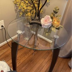 Glass Coffee Table & 2 Side Tables 