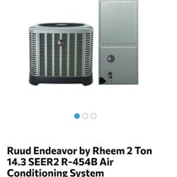 New RUUD AIR CONDITIONING 