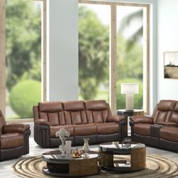 Brand New 3 Pc Recliner Living Room set