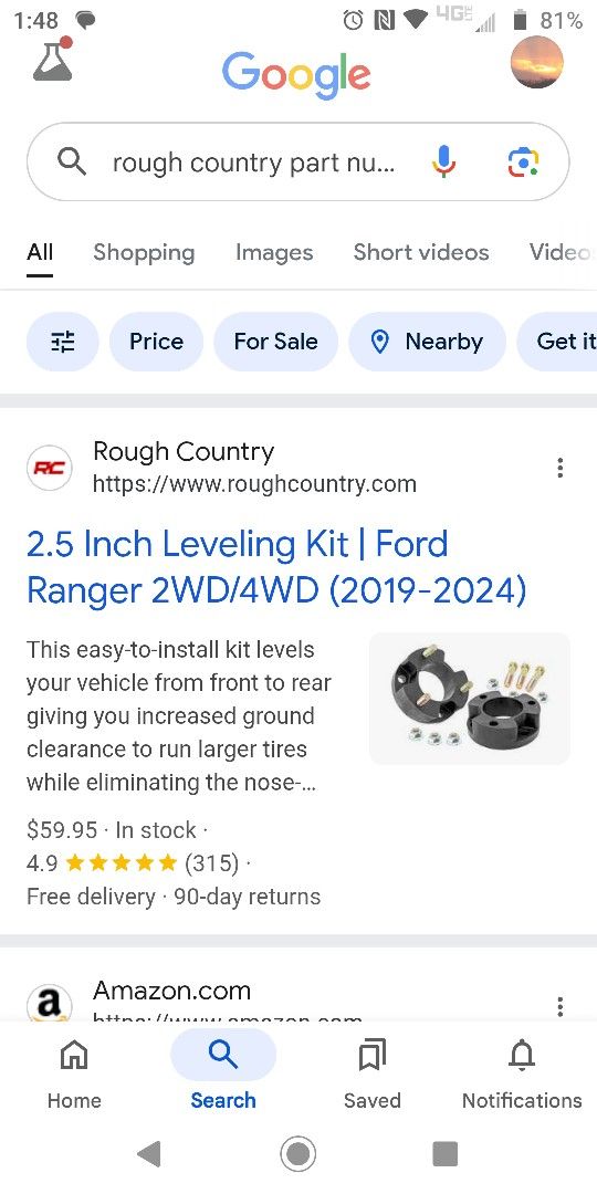 Level Kit Ford Ranger 2019-2024