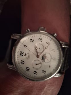 Chronograph Watch with Moon Phase