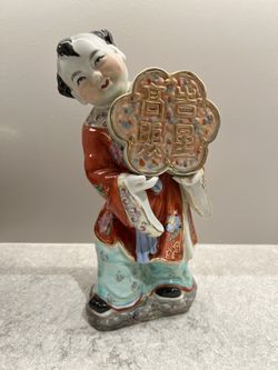 Ceramic asian figure