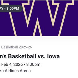 🔥 Tonight UW Men’s Basketball vs. Iowa 🏀