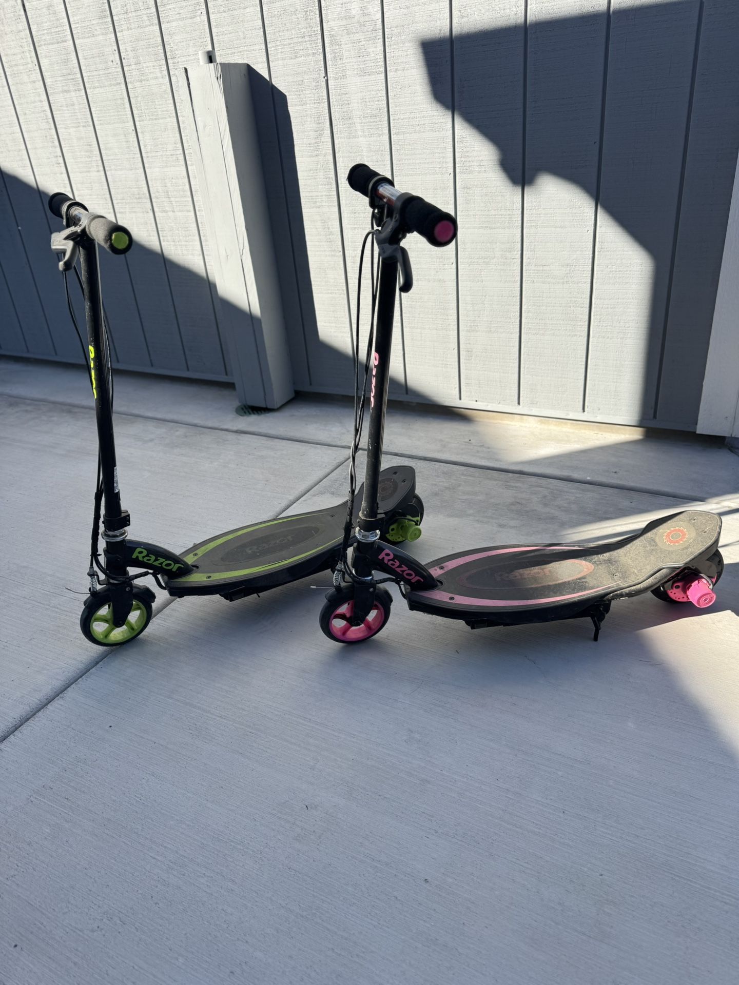 Two Kids Electric razor Scooters