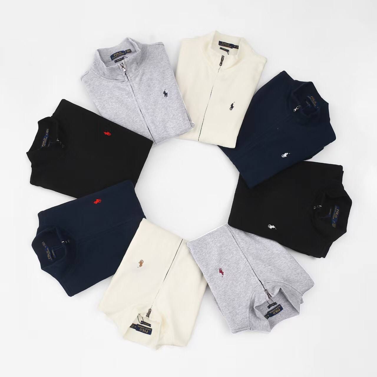 RL Half High Zip Neck Sweatshirt
