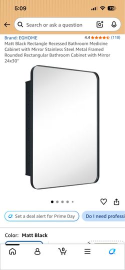 Medicine cabinet bathroom vanity mirror