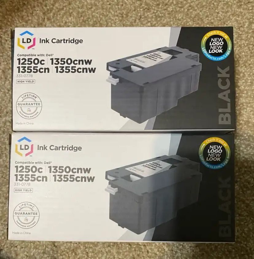 2 Brand New  Printer Ink Cartridges 
