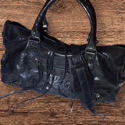 Designer Handbag, Balenciaga Paris (Black, Leather)
