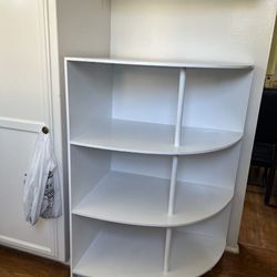 Corner Round Shelf Unit