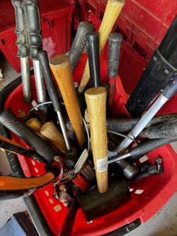 Tool Lot – Hammers, Mallets, Pry Bars & Hand Tools ($5 each(