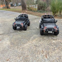 Uenjoy Jeep Ride on Car 12v Black