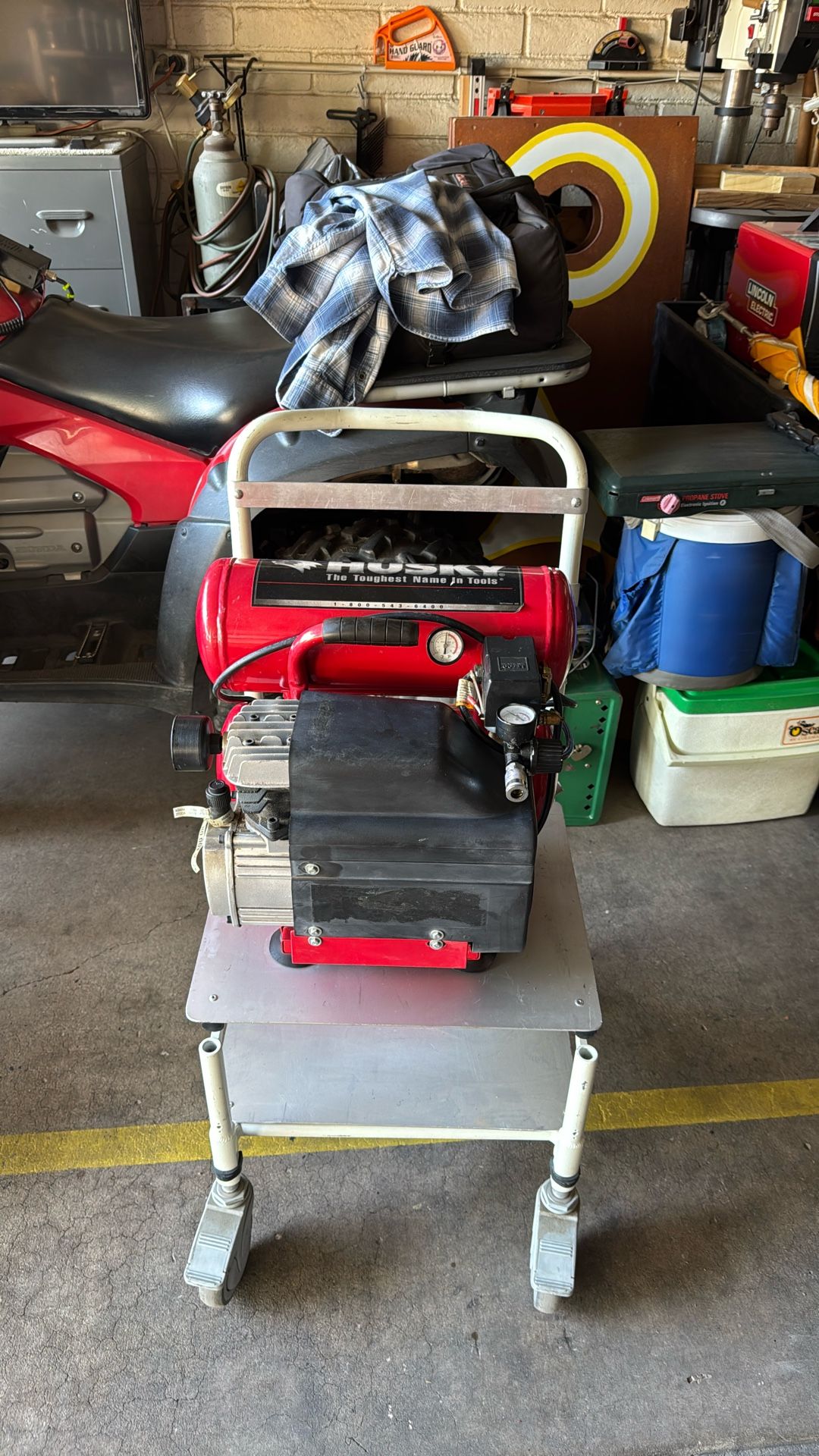 Husky Twin Tank 4 Gallon Air Compressor